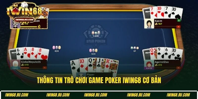 Tổng quan về game Poker Iwin68 cơ bản nhất