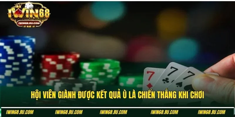 Chơi phỏm Iwin68 thắng trường hợp ù tá lả